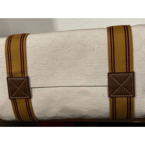 Coach Spin Tote 42 In Signature Jacquard, Natural Multi EUC - Picture 5 of 9